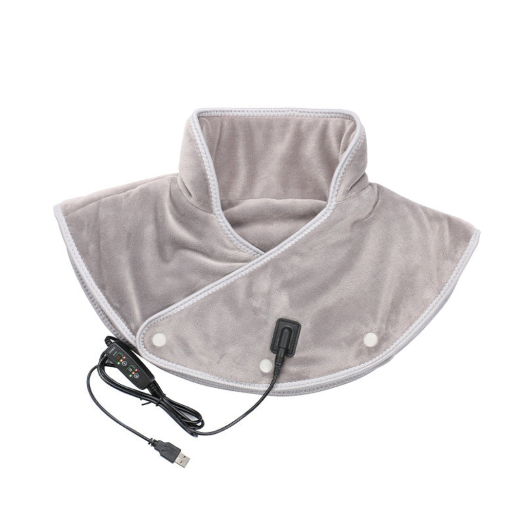 Skanto | WarmRelax Nakke- og Skuldermassasje Bånd – USB Varme Massasjebånd med Varmefunksjon