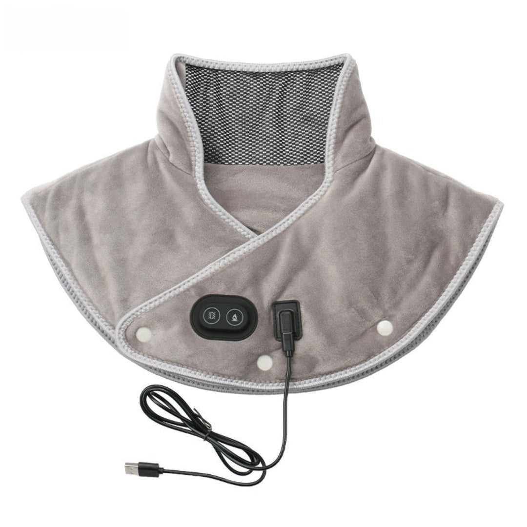 Skanto | WarmRelax Nakke- og Skuldermassasje Bånd – USB Varme Massasjebånd med Varmefunksjon
