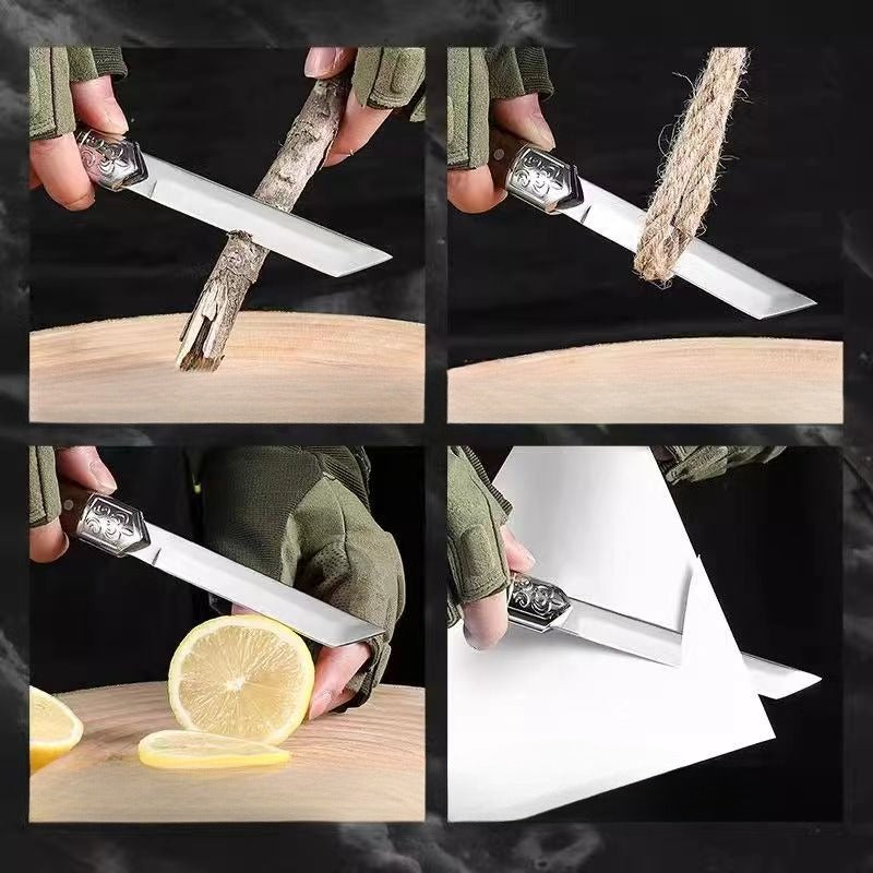 Norvo | Håndlaget verktøykniv med japansk treskaft