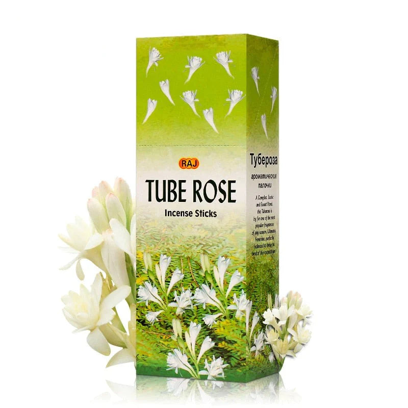 Håndlagde TubeRose røkelsespinner Skanto