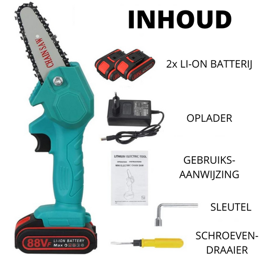HandyPRO Battery-Powered Electric Chainsaw | Efficient and fast cutting and sawing!