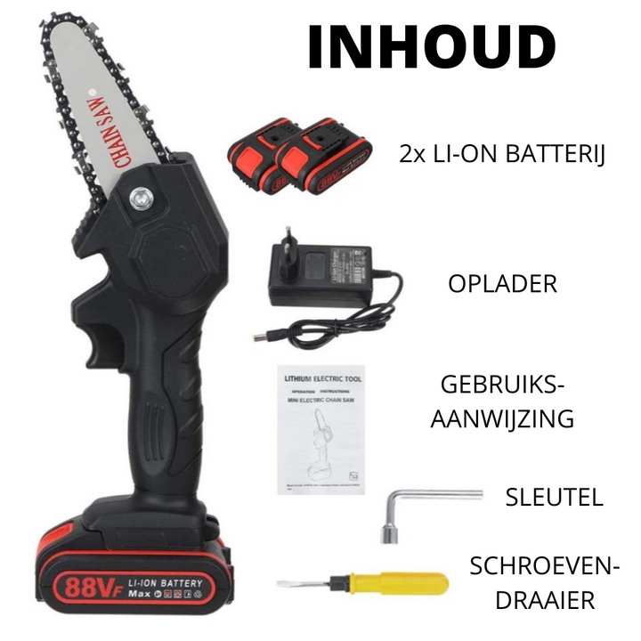 HandyPRO Battery-Powered Electric Chainsaw | Efficient and fast cutting and sawing!