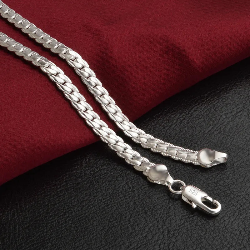 Silberne Glückskette – Halskette aus 925er Sterlingsilber für zeitlose Eleganz