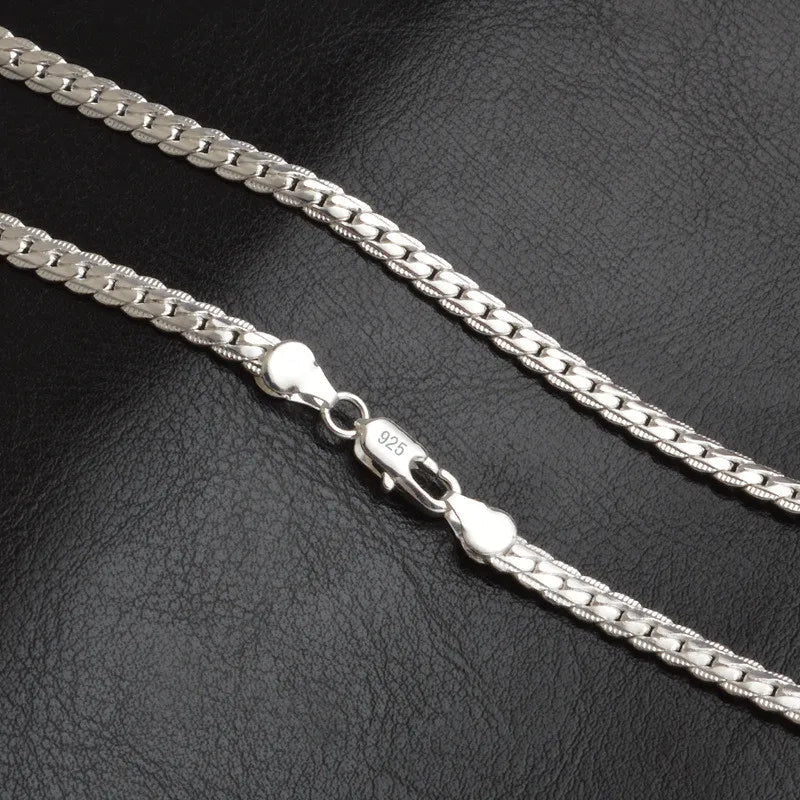 Silberne Glückskette – Halskette aus 925er Sterlingsilber für zeitlose Eleganz