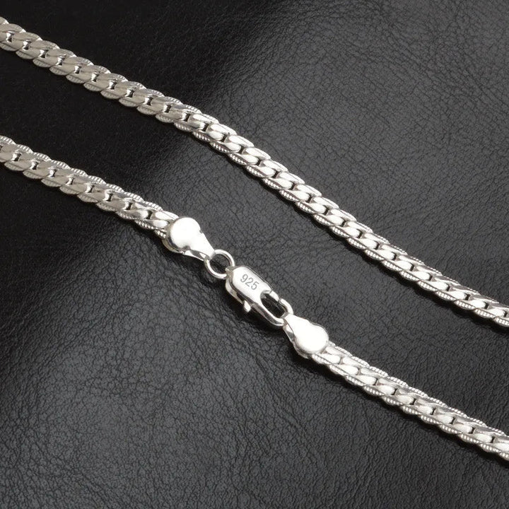 Silberne Glückskette – Halskette aus 925er Sterlingsilber für zeitlose Eleganz