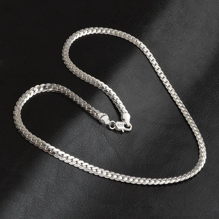 Silberne Glückskette – Halskette aus 925er Sterlingsilber für zeitlose Eleganz