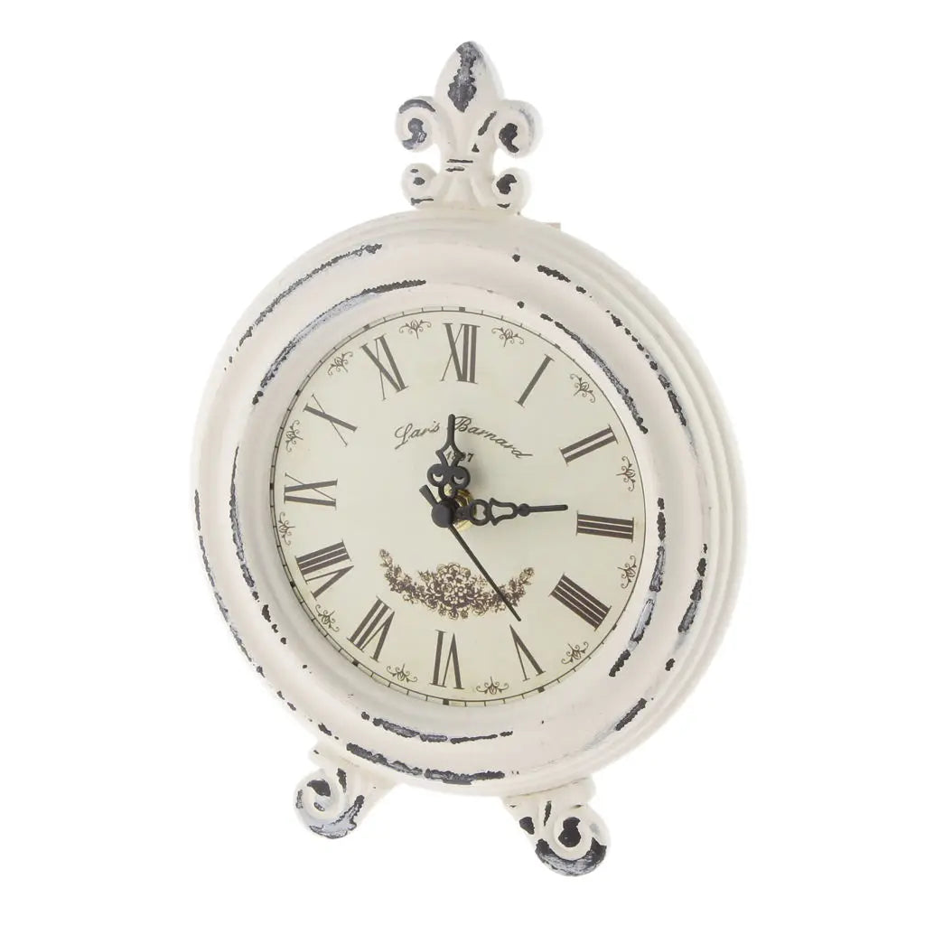 Skanto | Vintage Tre Stil Bordklokke med Alarm