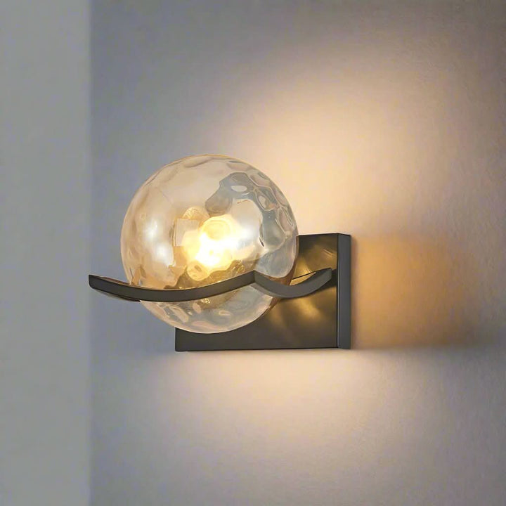 Skanto | Moderne LED Vegglampe med Glasspanel