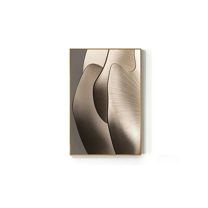 Modern Aesthetic Abstract Geometry Wall Art Fine Art Canvas Prints Pictures For Luxury Apartment Living Room Dining Room Entry Foyer Art Decor | Skanto
