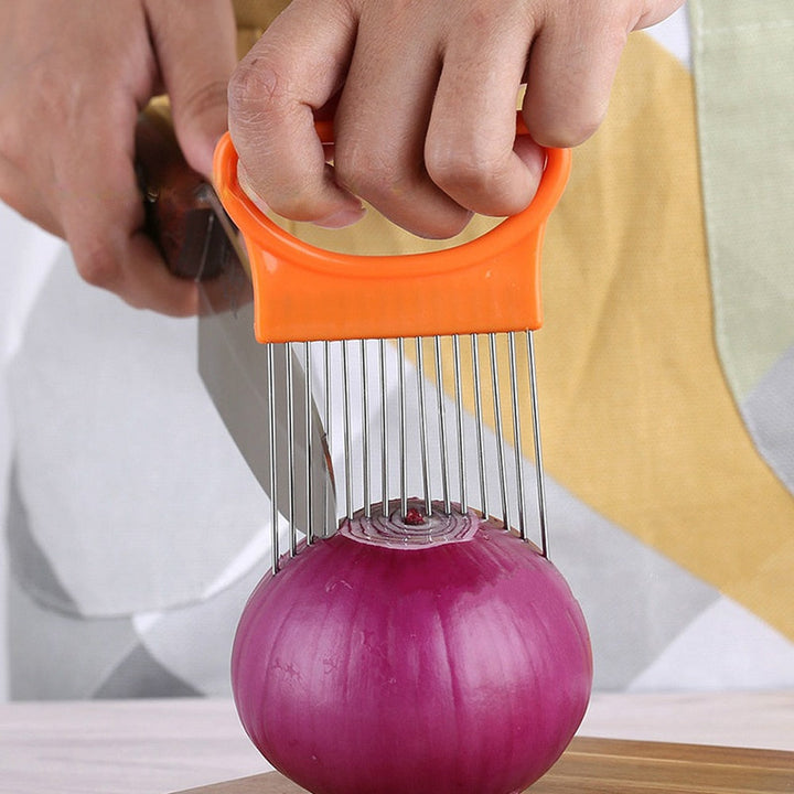 OnionMaster Cutter - Håndholdt Skiver for Kjøkken Skanto