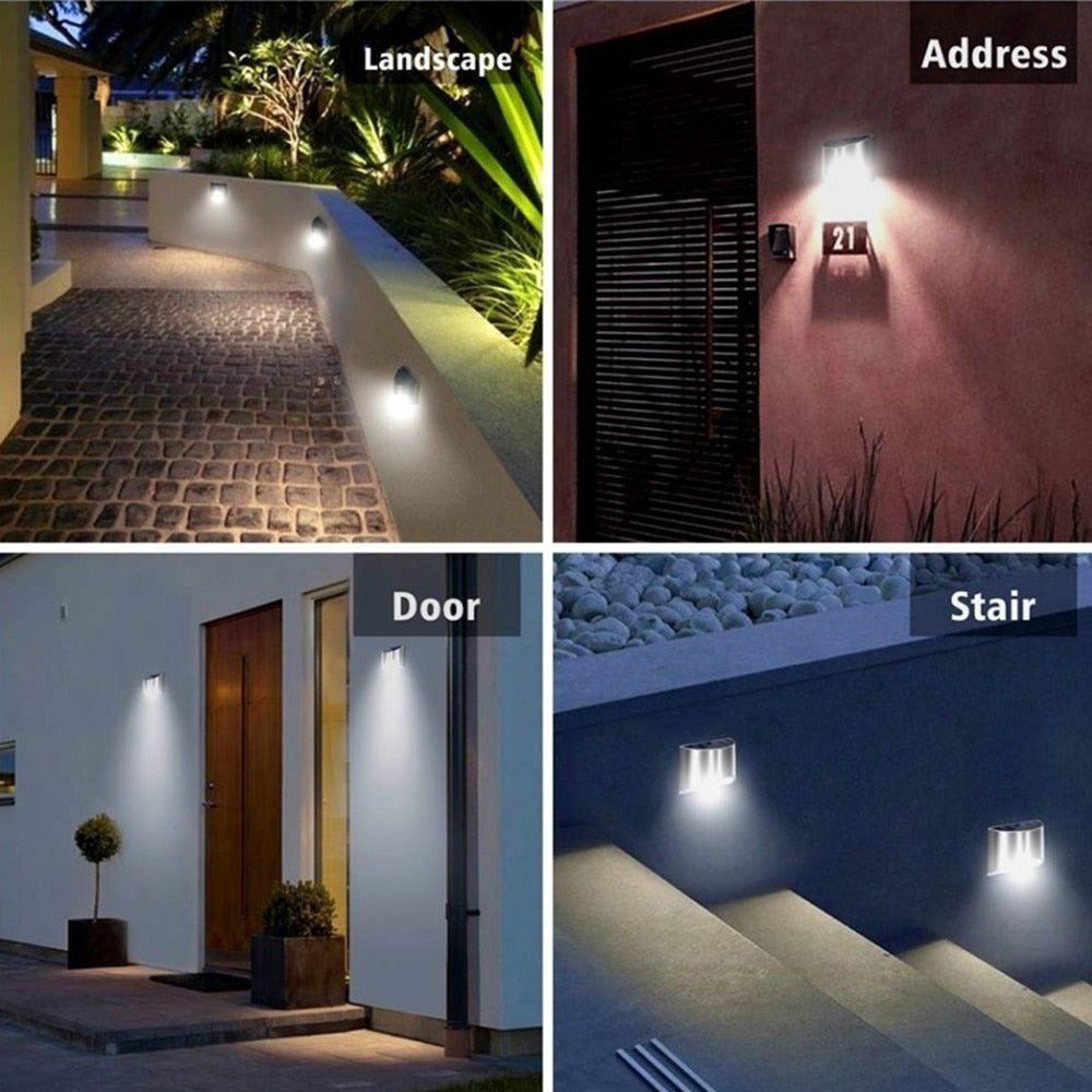 Trådløse LED Solvegglamper Deluxe - Skap den perfekte atmosfæren i hagen din!