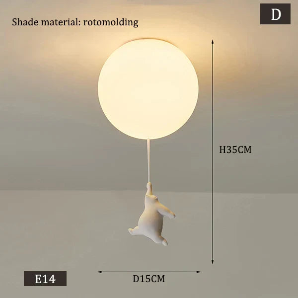 Skanto | Hengende Bærer Ballonglampe