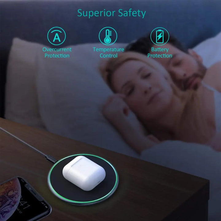 Skanto | 30W Rask Trådløs Ladeplate | Premium USB C Ladekabel MagSafe Lader for Apple iPhone, Samsung & Android - Rask Trådløs Ladeplate