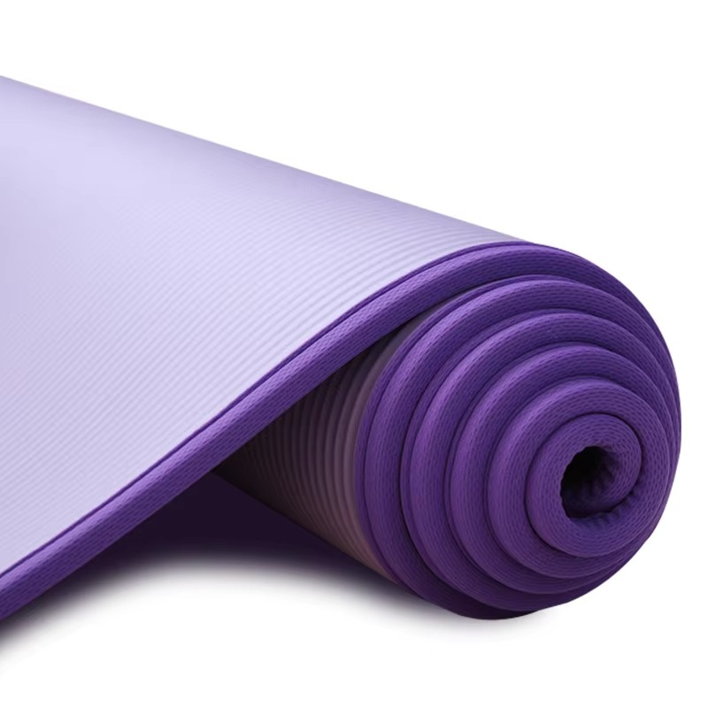 Ekstra kuk, 1 cm (0,39 Zoll) kukk, rutschfeste Gymnastik- og Yogamatte med Trageband