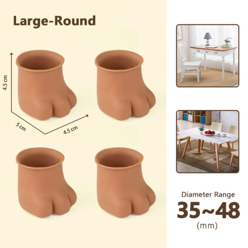 Skanto | 4Pcs Rutsikre katt poter møbelben dekselet