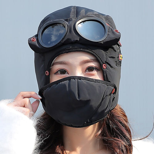 Skanto | Fullt Beskyttede Aviator Goggles Hatt