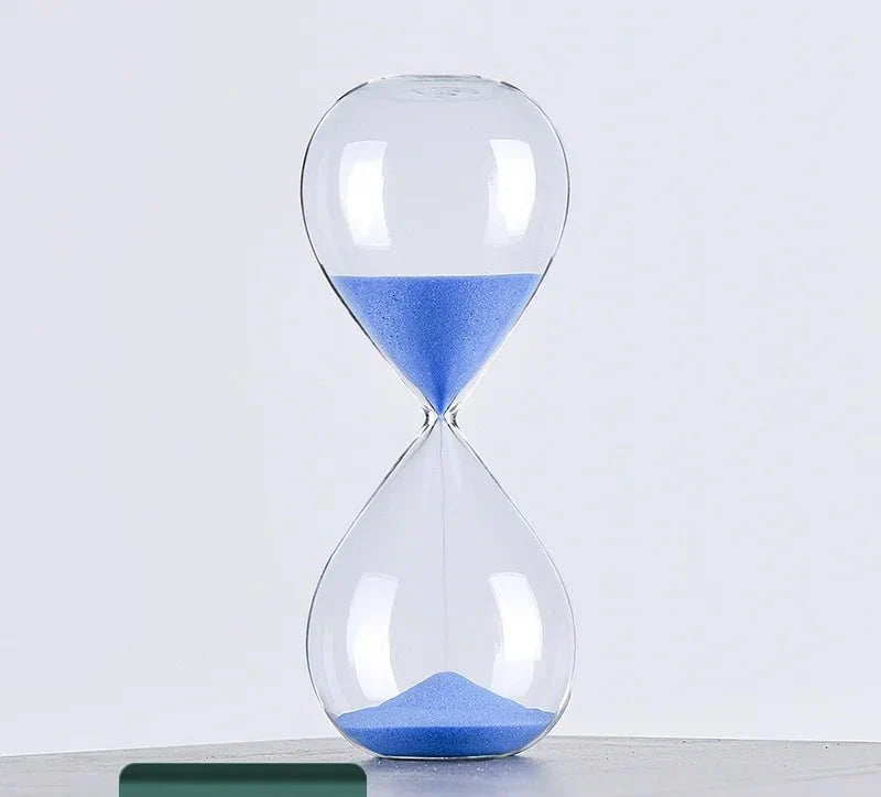 Skanto | Glass Sand Timer | Stilfull Dekorasjon med 5/10/30/60 Minutters Indikasjon