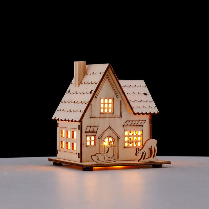 Skanto | DIY Tre Henge Dekor Glødende Lampe