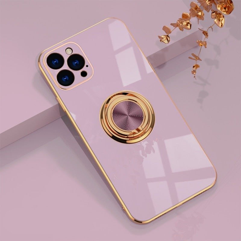 Skanto | iPhone-deksel med metallstativring