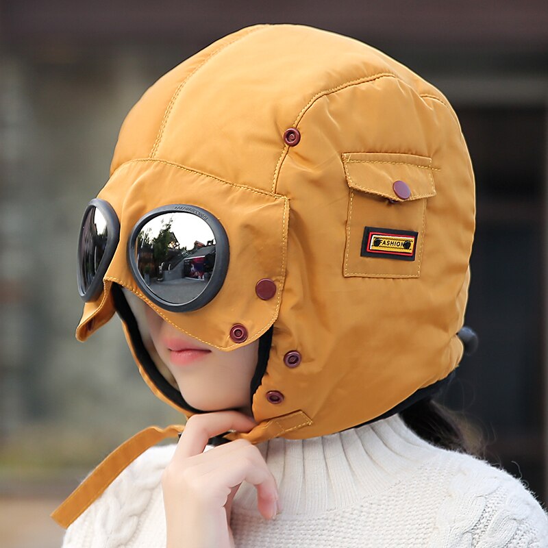 Skanto | Fullt Beskyttede Aviator Goggles Hatt