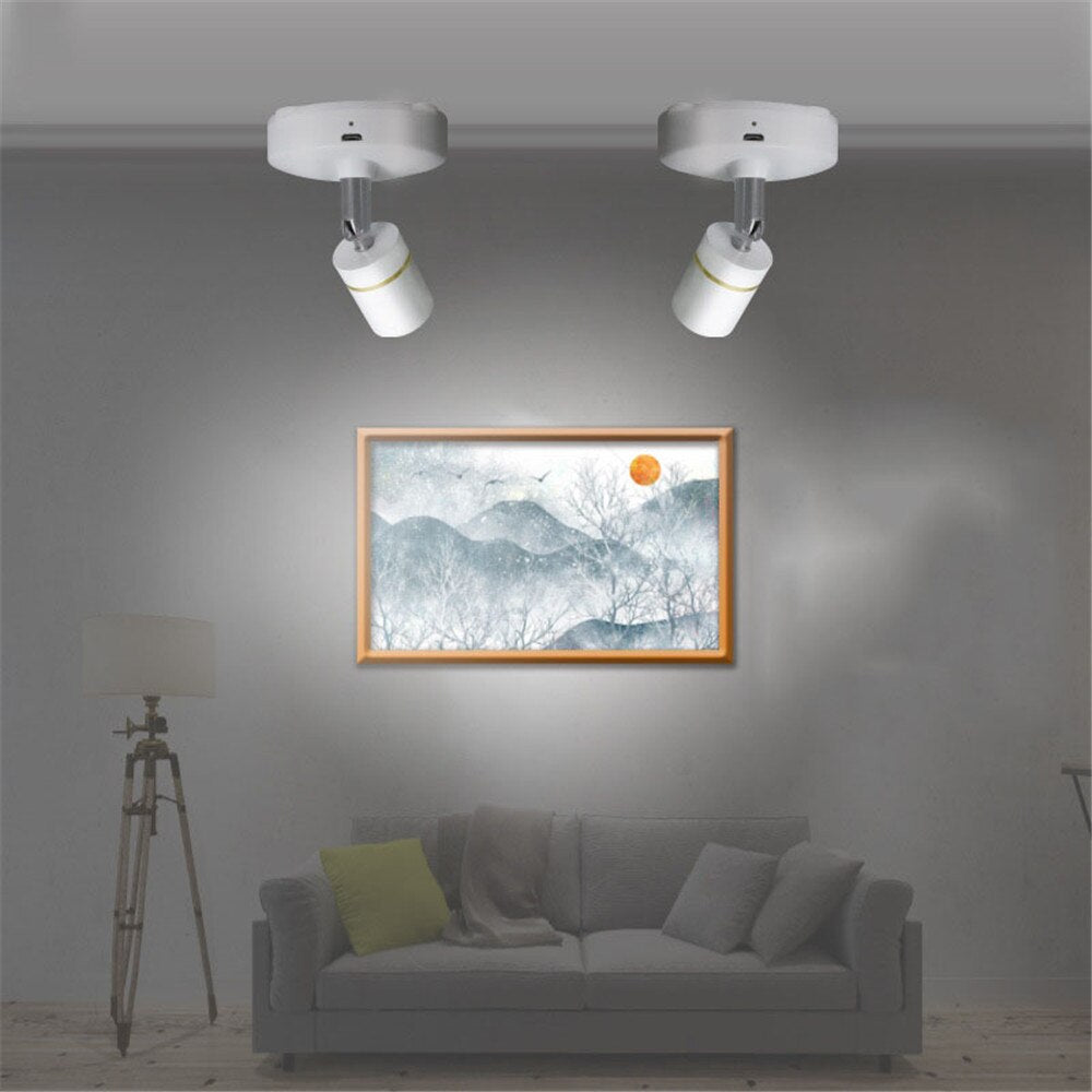 Skanto | Smart LED Fjernkontroll Oppladbar Spotlight