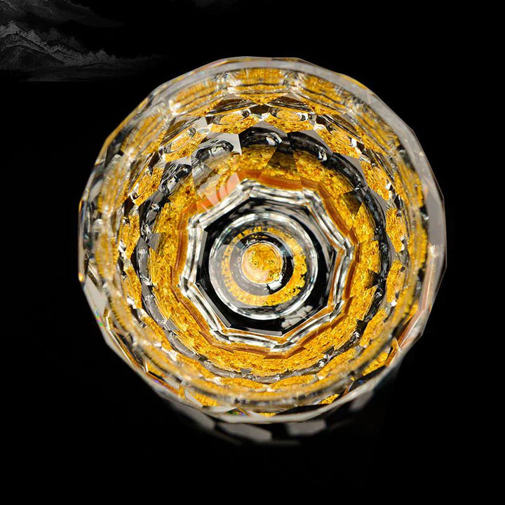 Skanto | Krystallglass Whiskey Glasser Bar Likør Sphere Kopper Sake og Shochu Double-Walled Tykk Bunner Liten Kapasitet Te Kopper