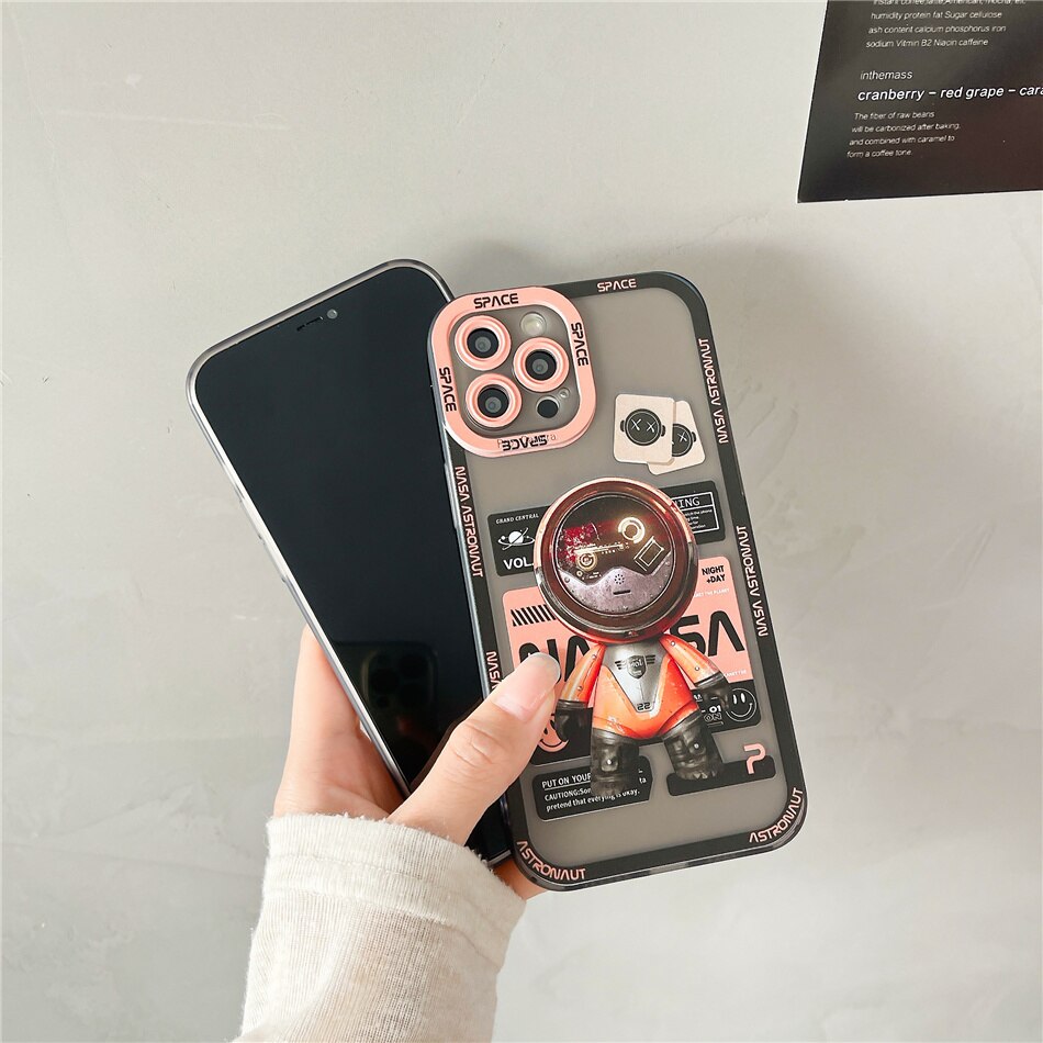 Skanto | Space Time Astronaut Kunstnerisk Telefondeksel