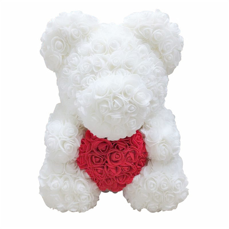 Skanto | Kunstige Rose Blomster Teddy Bjørn