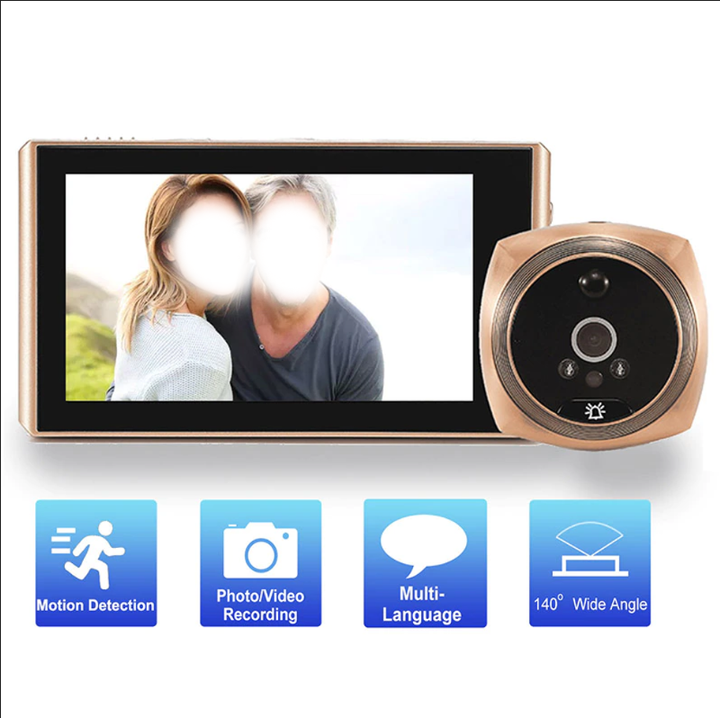 Skanto | Smart Motion Detector Dør Kikkerthull Kamera
