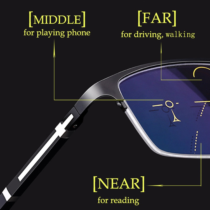 Skanto | Progressive Multifocal Anti-Blue Light Glasses