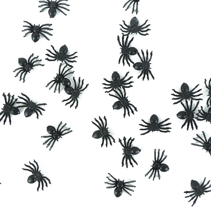 Skanto | 50Pcs Luminøse Glødende Edderkopper Halloween Dekorasjon