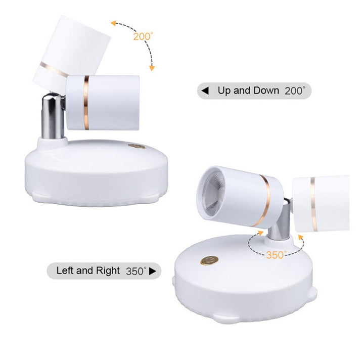 Skanto | Smart LED Fjernkontroll Oppladbar Spotlight