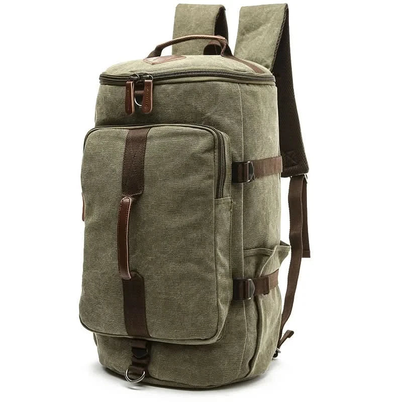 Skanto | Herre Canvas Duffel Bag for Reiser og Daglig Bruk