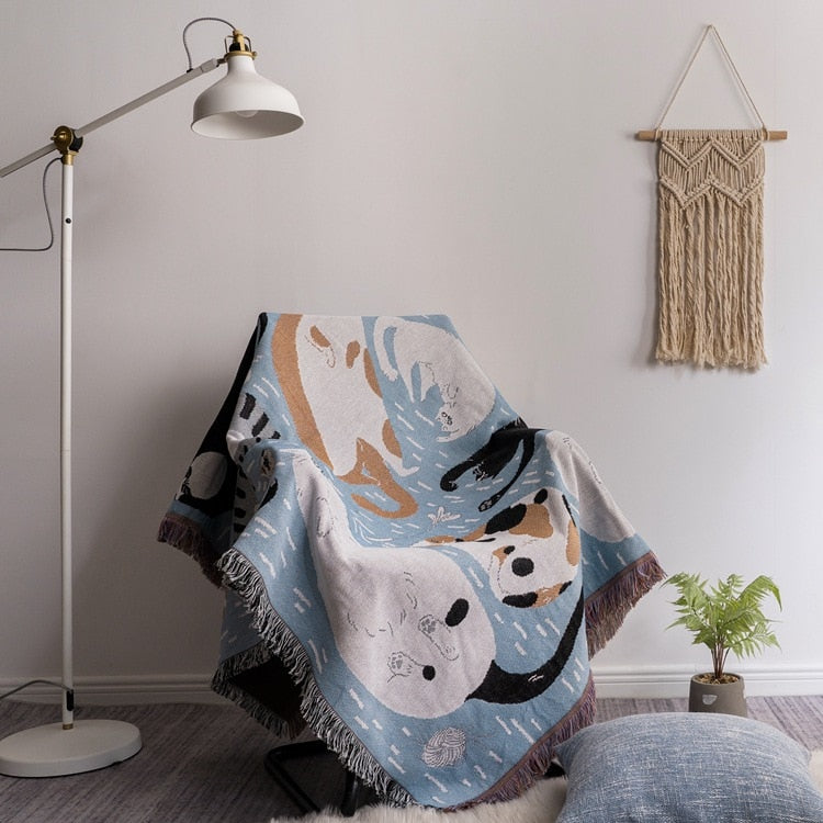 Vintage Pumpkin Sofa Cover Skantoanket | Skanto