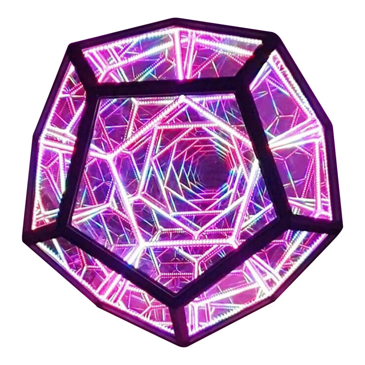 Skanto Infinite Dodecahedron Color Art Light Usb Charging Decorative Lamp Home Desktop Decoration Aesthetic Room Decor