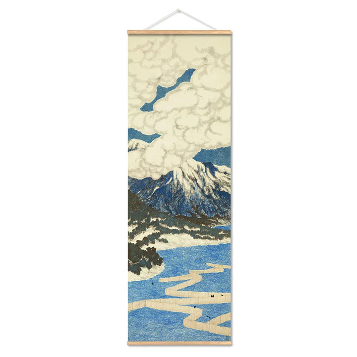 Skanto | Japansk Ou-Mi Ukiyoe Rulleskrifts Plakat Landskaps Veggkunst Bilder Stue Vintage Maleri Landhus Innredning
