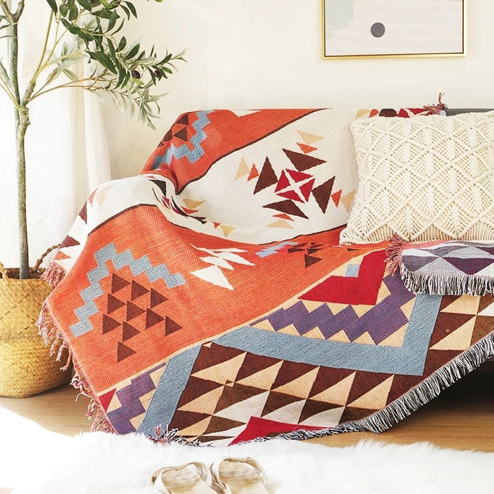 Vintage Kürbis Sofa trekk Skantoanket | Skanto