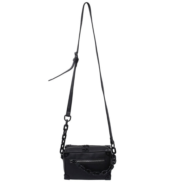 Skanto | Unisex Crossbody Kjede Lær Budveske