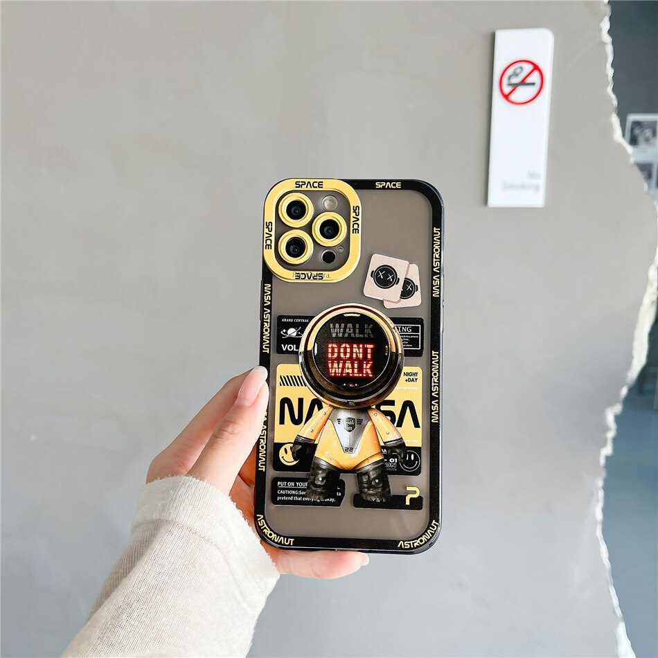 Skanto | Space Time Astronaut Kunstnerisk Telefondeksel