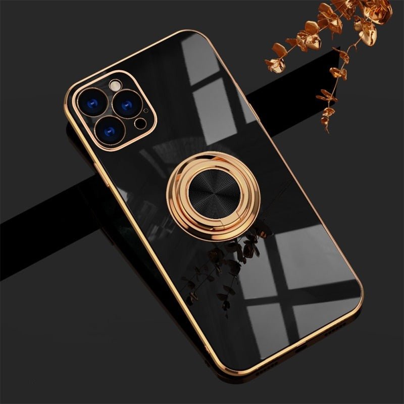 Skanto | iPhone-deksel med metallstativring