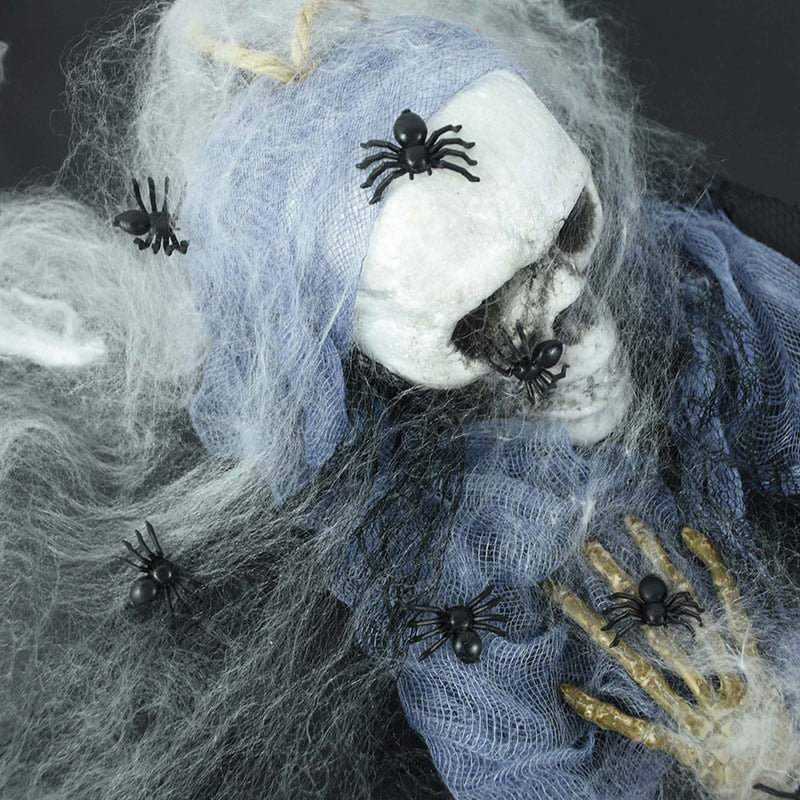 Skanto | 50Pcs Luminøse Glødende Edderkopper Halloween Dekorasjon