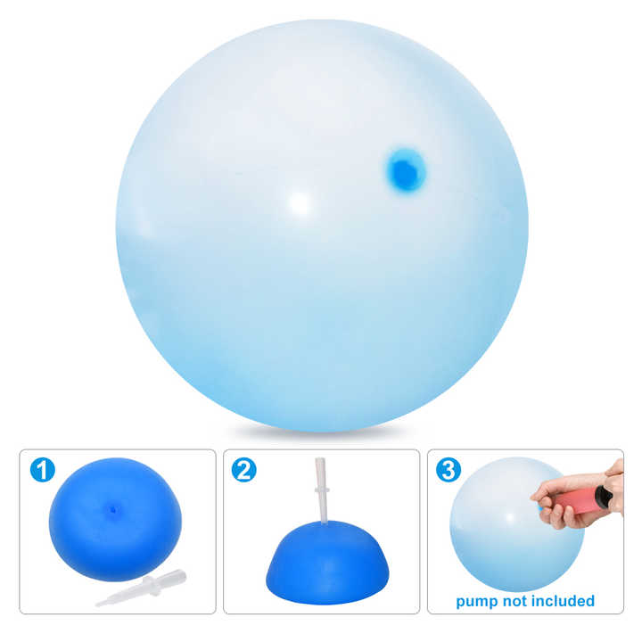 Skanto | WobbleBubble – Gigantisk oppblåsbar lekeball for barn fra 5 år og oppover | Oppmuntrer til bevegelse, balanse og utendørs moro