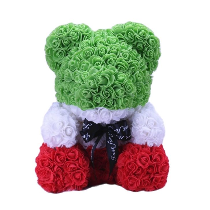 Skanto | Kunstige Rose Blomster Teddy Bjørn