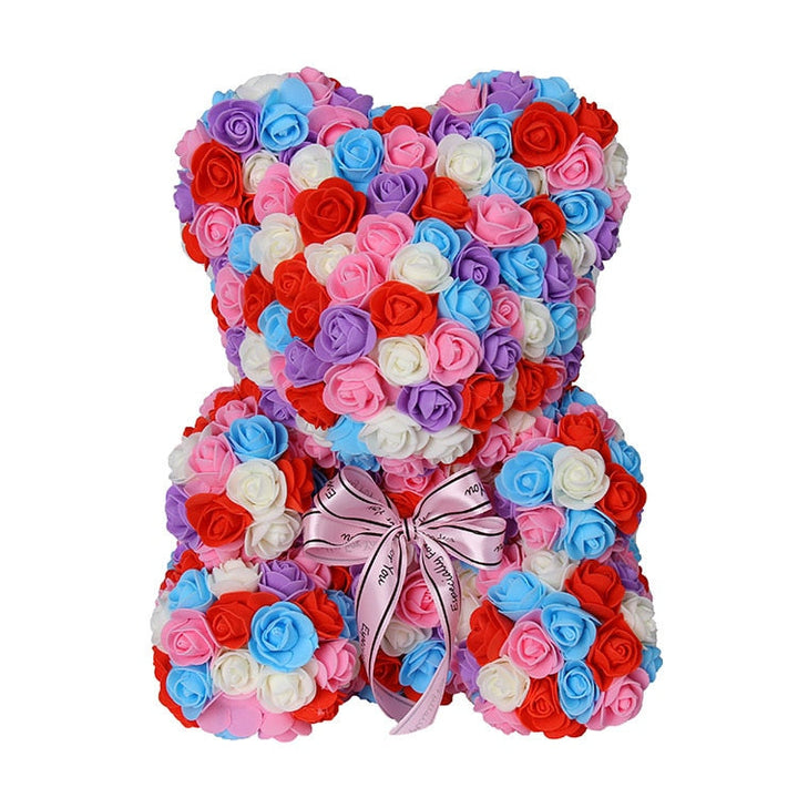 Skanto | Kunstige Rose Blomster Teddy Bjørn