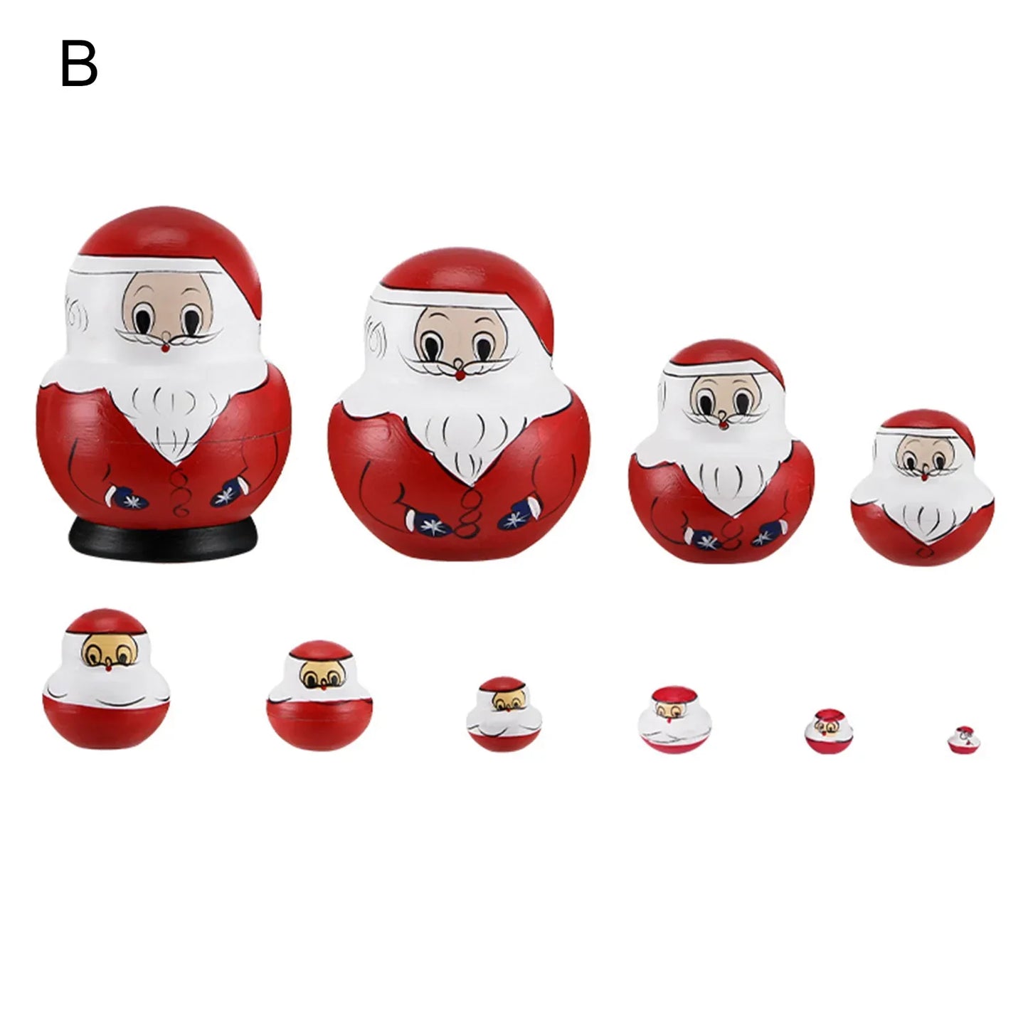 Norvo | 10 stykker/sett med tre russiske matryoshka dukker