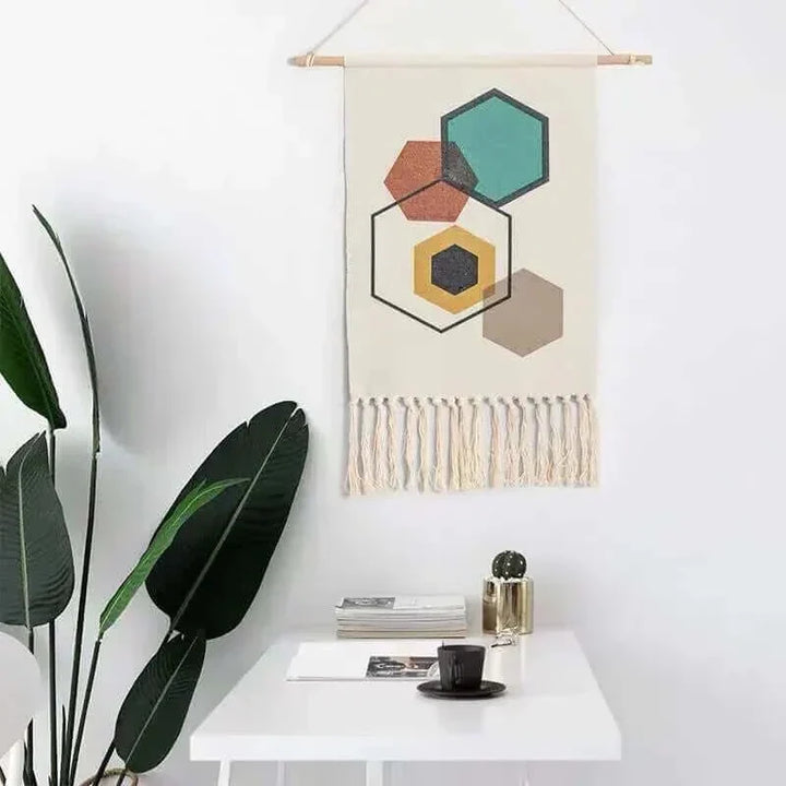 Skanto | Makrame Henge Bomulls Teppe
