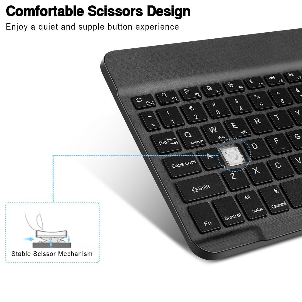 Skanto | Eclipse Bærbar Bluetooth Tastatur Mus Sett