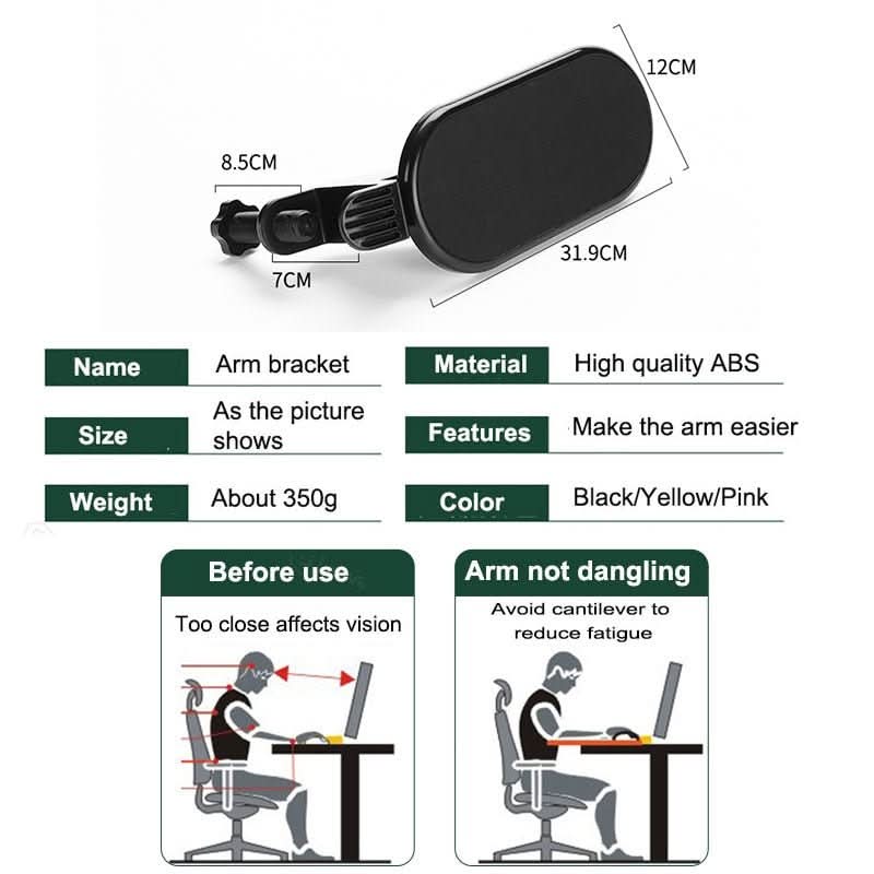Skanto | Ergonomisk 180° svingstøtte mot RSI og skulderplager