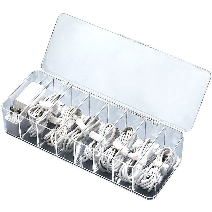 Transparent Kabel Organizer Boks | Skanto