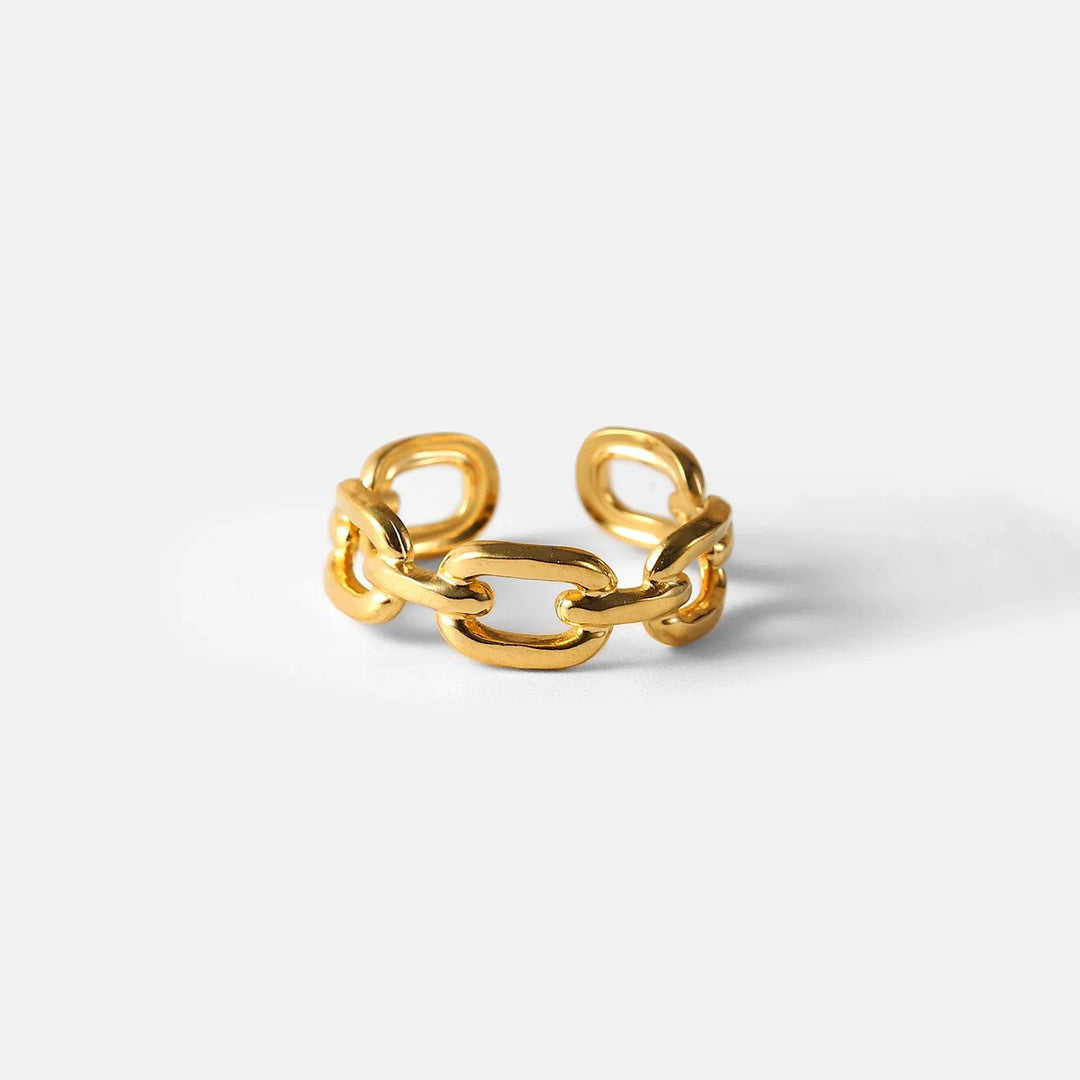Skanto | 18k Justerbar Elegant Kjede Koblet Ring